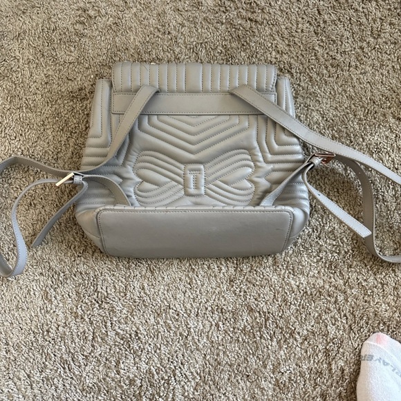 Ted Baker Cream Quilted Backpack - Picture 4 of 5